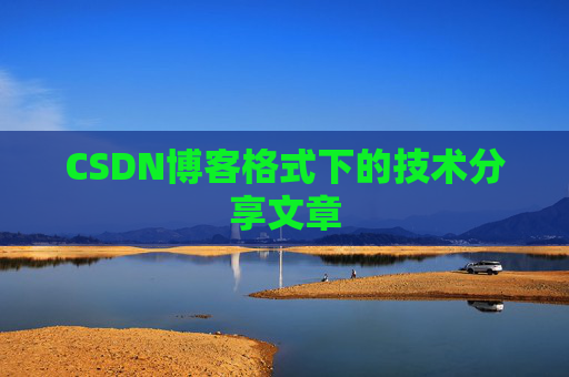 CSDN博客格式下的技术分享文章